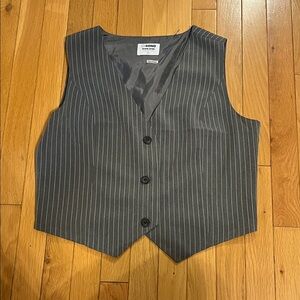 Ci Sono grey pinstripe suit vest